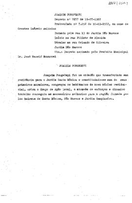 Rua Joaquim Pongelupi