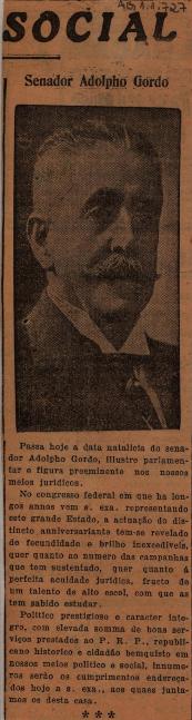 Senador Adolpho Gordo