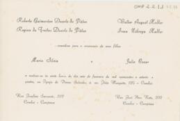 [Convite de Casamento]