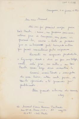 [Carta de encaminhamento]