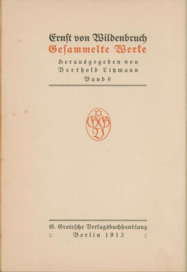 Gesammelte Werke (Band 6)