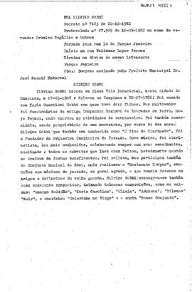 Rua Silvio Gobri