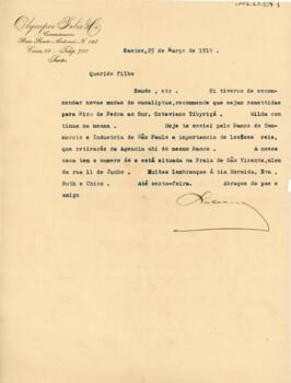 [Carta pessoal]