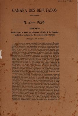 [Indicação nº. 2 de 1924]