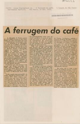 A ferrugem do café