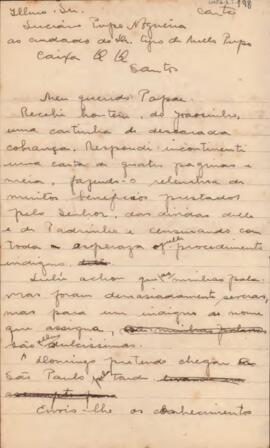 [Carta pessoal]