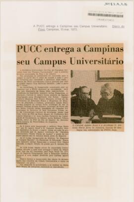 PUCC entrega a Campinas seu Campus Universitário