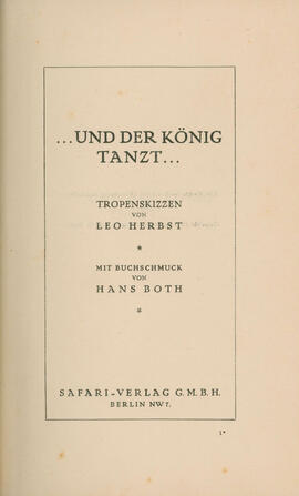 Und Der König Tanzt