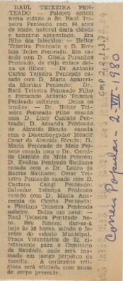 [Nota de falecimento]