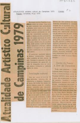 Atualidade Artístico Cultural de Campinas 1979