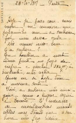 [Carta pessoal]