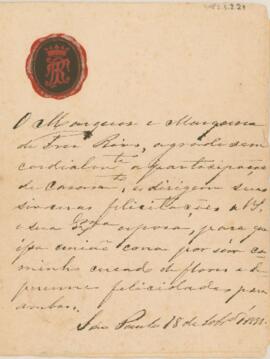 [Carta de agradecimento]