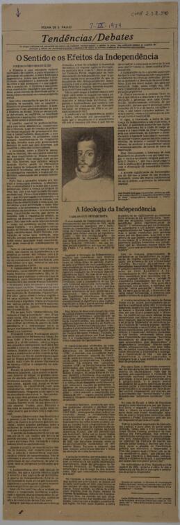 O Sentido e os Efeitos da Independência