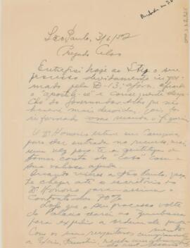 [Carta de confirmação de envio]