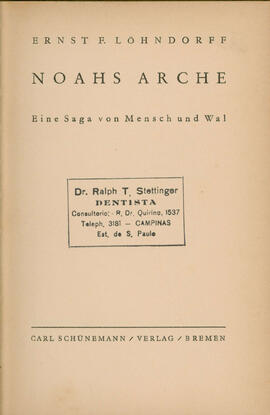 Noahs Arche: Eine Saga von Mensch und Wal