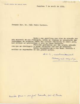 [Carta de agradecimento]