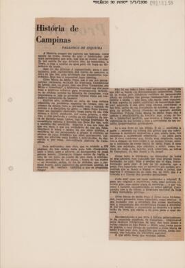 História de Campinas