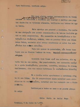 Rascunho de Carta de Encaminhamento