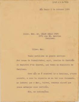 [Carta de pedido de documento]