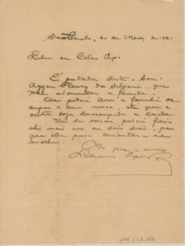 [Carta pessoal]