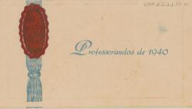 Professorandos de 1940