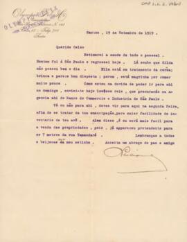 [Carta pessoal]