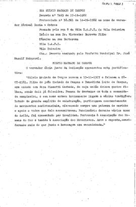 Rua Silvio Machado de Campos