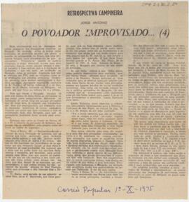O povoador improvisado... (4)