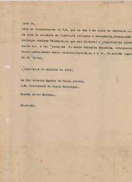 [Carta de esclarecimento]