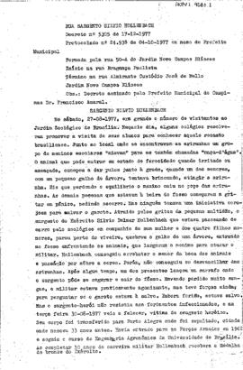 Rua Sargento Silvio Bollenbach