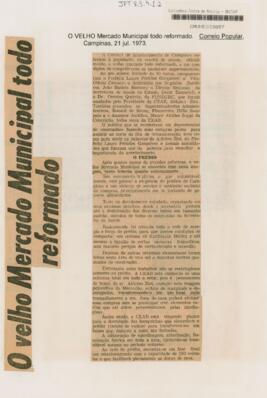 O velho Mercado Municipal todo reformado